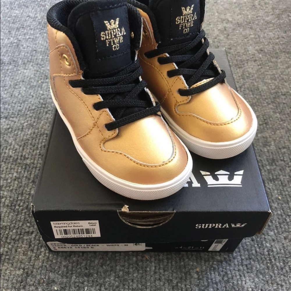 Supra toddler sneakers size 5. New in box.